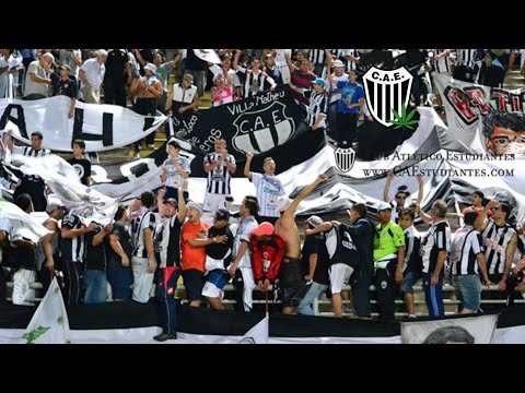 "Recibimiento de La Barra De Caseros en Catamarca." Barra: La Barra de Caseros &bull; Club: Club Atlético Estudiantes