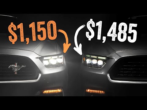 Alpharex vs Morimoto! 15-17 Ford Mustang S550 Ultimate Headlight Showdown 🔥💡
