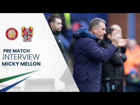 Pre Match | Micky Mellon (Stevenage)