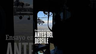 Así ensayan el desfile aéreo militar del 16 de septiembre