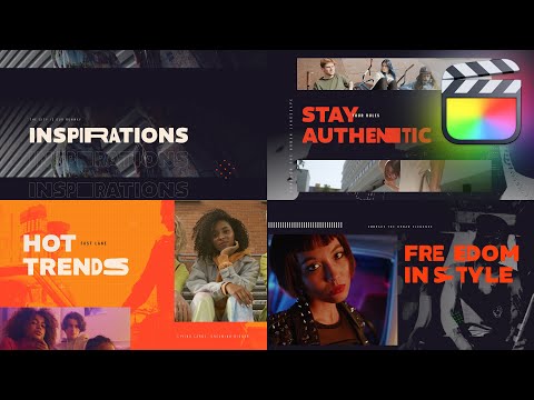 Modern Slideshow Modular Template for Final Cut Pro — MotionVFX