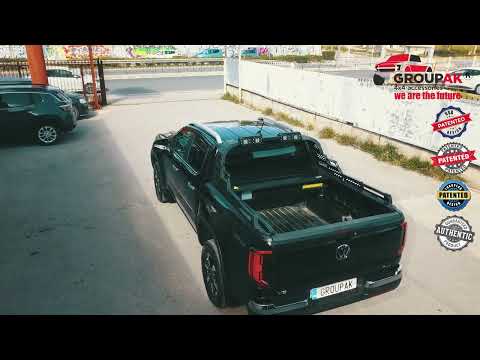 SMART ΡΟΛΟ ΑΛΟΥΜΙΝΙΟΥ ΗΛΕΚΤΡΙΚΟ ΜΕ PREMIUM LED ROLL-BAR SMART 2-7000 E-ROLL+RB 430LED VW AMAROK LIFE/STYLE 2023+-thumb-1