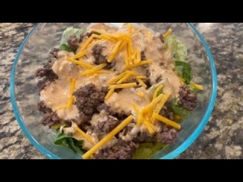Big Mac Salad - Low Carb/Keto (Having fun without the...