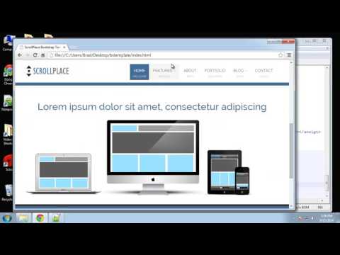 Learn How to Create an Animated Bootstrap Template with HTML Part 6