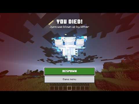 Fighting The Bedrock Wither (as a java player)