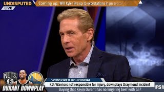 Skip Bayless reacts to KD: Warriors not responsible for injury,... | Undisputed