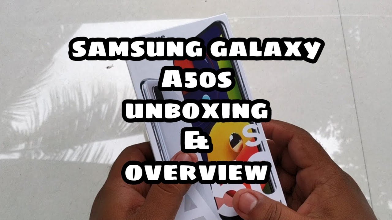 Samsung Galaxy A50s unboxing and overview