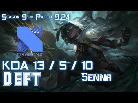 DRX Deft SENNA vs SYNDRA Bot - Patch 9.24 KR Ranked