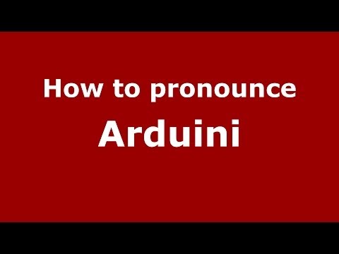 How to pronounce Arduini (Italian/Italy) - PronounceNames.com