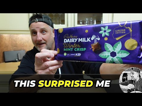 Limited Edition Cadbury Dairy Milk Winter Mint Crisp Review