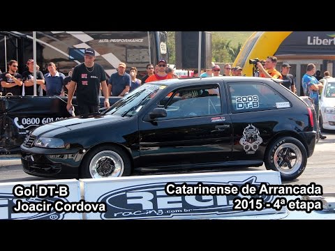 Gol Turbo B Joacir Cordova - 7s084 na 4ª etapa do Catarinense de Arrancada 2015