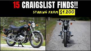 15 Vintage & Classic Motorcycles for Sale 2026 | Craigslist Finds