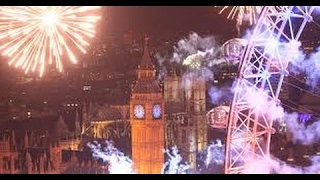 Happy New Year E-Cards, London fireworks on new years day happy new year.