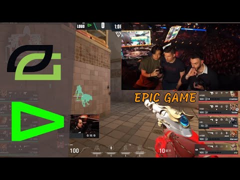 Epic Match Between Loud Vs Optic - Insane Tarik Reaction Live From Stage - Optic vs loud vct