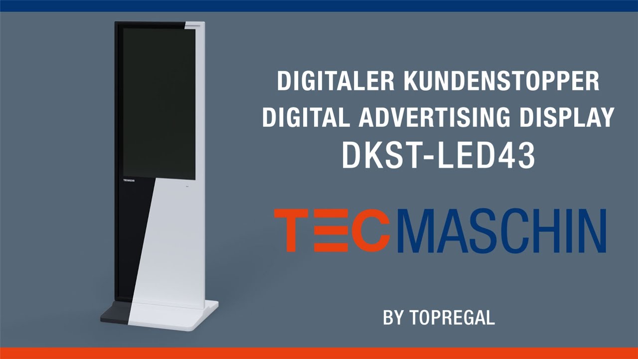 Product video: Digital advertising screens DKST-LED43