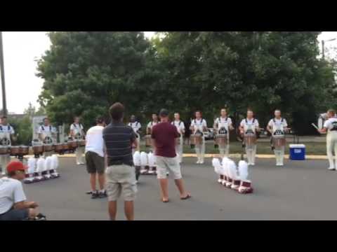 Cadets Drumline 2014 in the lot