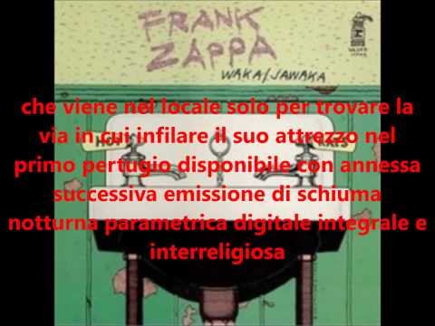 [SUB ITA] Frank Zappa-Mudd Club  (sottotitoli in italiano)