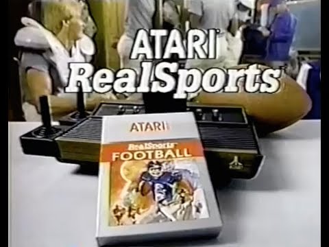 Atari 2600 Real Sports Football Commercial with Too Tall Jones