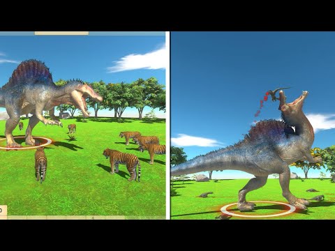 SPINOSAURUS vs 10X EVERY UNIT - Animal Revolt Battle Simulator