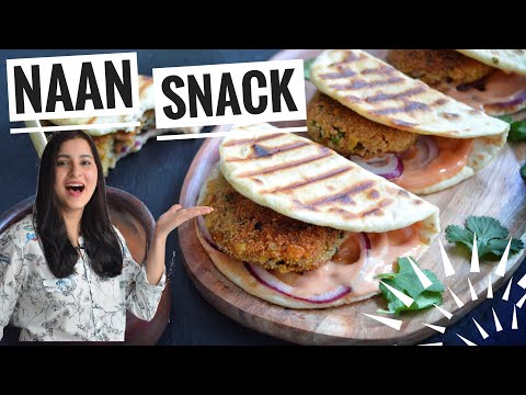 Noch ein NAAN SNACK 🥙 - Try this delicious homemade snack! NAAN SELBER MACHEN - indische Gerichte