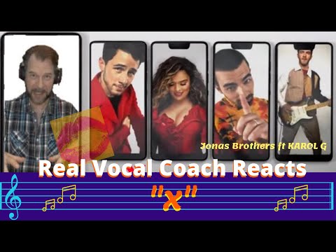 YOU WON'T BE LONELY TONIGHT! | Real Vocal Coach Reacts to JONAS BROS/KAROL G “X” | Reaction/Review