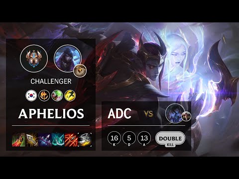 Aphelios ADC vs Sylas - KR Challenger Patch 10.16