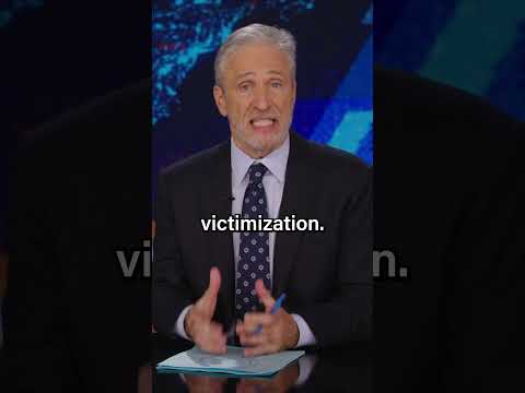 “Their victimhood is their entire brand” - #JonStewart on the right’s obsession with #cancelculture