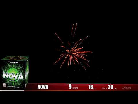 Pyrocentury - Nova 9 Schuss Batterie - APF2052 (Charge 2025)