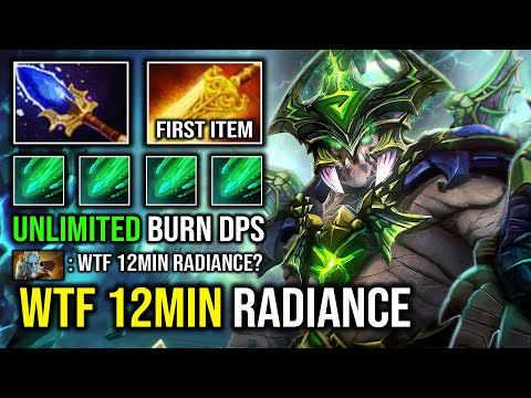 WTF 12Min Radiance Unlimited Firestorm Burn DPS 1v5 Hyper Solo Mid Carry Underlord Vs PL Dota 2