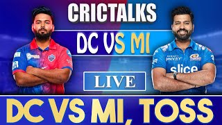 Live: MI Vs DC, Match 2, Mumbai | CRICTALKS | TOSS & PRE-MATCH | IPL LIVE 2022