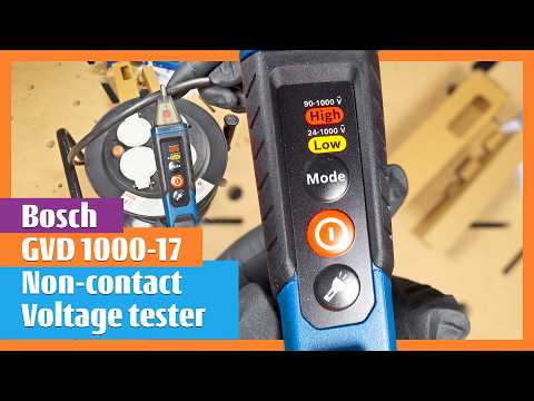 Bosch GVD 1000-17 Haptic Feedback Non-contact Voltage Tester to 1000V AC with IP67 #boschtools