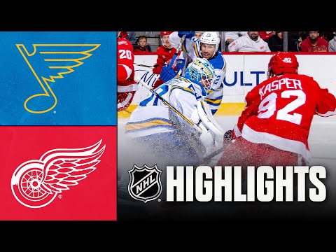 NHL Highlights | Blues vs. Red Wings | October 25, 2025
