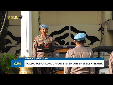 POLDA JABAR RESMI MELUNCURKAN APLIKASI SISTEM ABSENSI ELEKTRONIK (SAE)