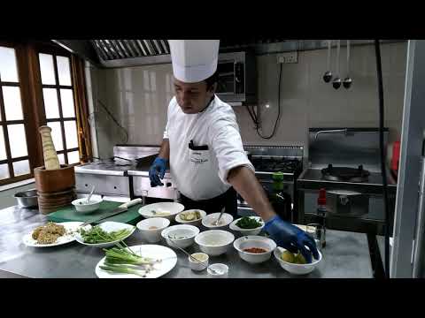 Crispy Red Mullet with Sweet Chilli Sauce & Butter Garlic Potato By Chef Ruwan Tharanga.