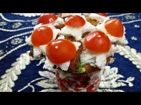 Chicken Sandwich Flowerpot | चिकन सैंडविच फ्लावरपॉट | Chicken Mini Sandwich | Ramzan Recipe