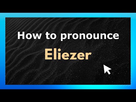 How to Pronounce Eliezer (Polish Pronunciation / Poland)