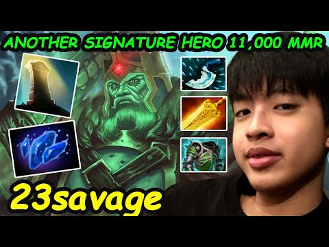 HOW 11K MMR Carry Farm 23savage Wraith King IMBA RIGHT CLICK ANOTHER SIGNATURE HERO Epicgame Dota 2
