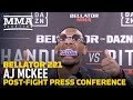 Bellator 221: A.J. McKee Post-Fight Press Conference - MMA Fighting