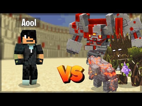 Minecraft: FACED ALL MINECRAFT DUNGEONS BOSSES - DEFEATING BOSSES #8 |  BATTLE OF MOBS