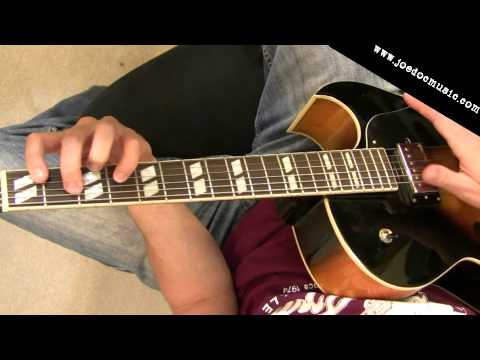 Jazz Guitar Comping Lesson: ii-V-I Voice Leading with useful Chord Voicings 2-5-1