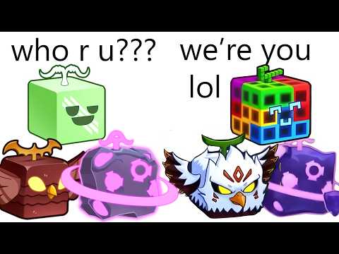 ALL NEW Reworked Fruits meet their OLD Versions… (Meme)