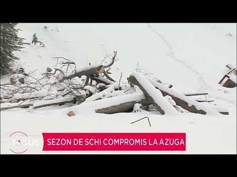 Sezon de schi compromis la Azuga