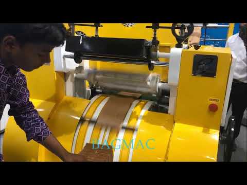 Paper Bag Making Machine Model Bagmac Senior 1- Ii With Double Colour Online Printing