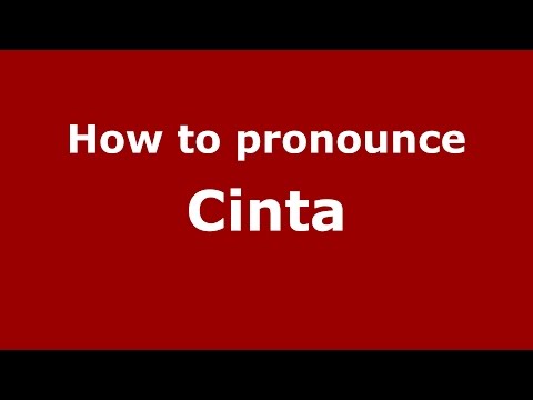 How to pronounce Cinta (Spanish/Argentina) - PronounceNames.com