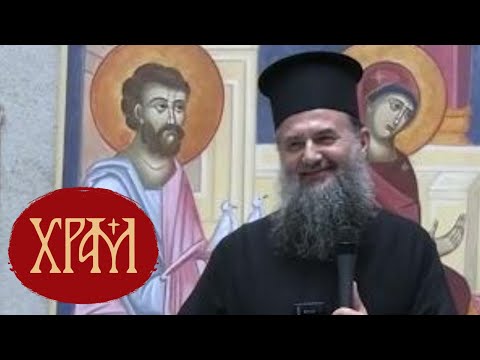 Архимандрит Василије Костић у књижари Слово о две нове књиге које је приредио и превео