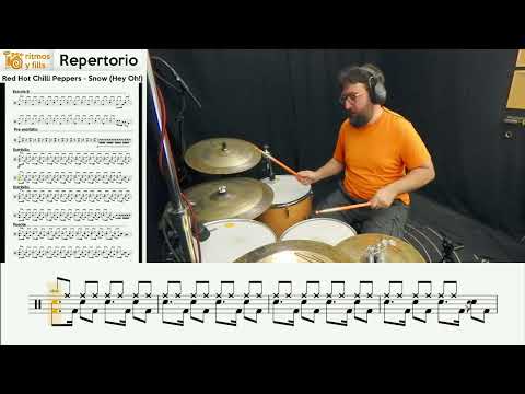 Red Hot Chilli Peppers - Snow (Hey Oh!) - Drum Cover con partitura.
