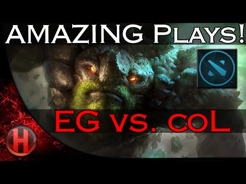 AMAZING Plays by coL vs. EG Shanghai Major Dota 2