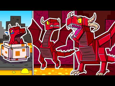 Zozo - I Survived 100 DAYS as a DEVIL DRAGON in HARDCORE Minecraft!