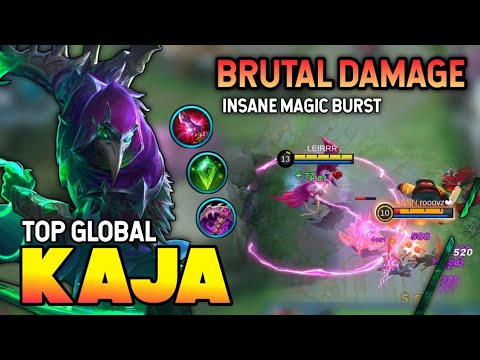 Brutal Damage! Kaja Best Build 2021 | Top Global Kaja Gameplay | Mobile Legends✓