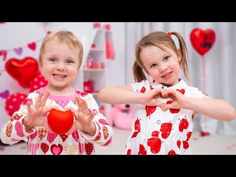 Happy Valentine's Day with Stephi and Dasha + more fun videos for kids
